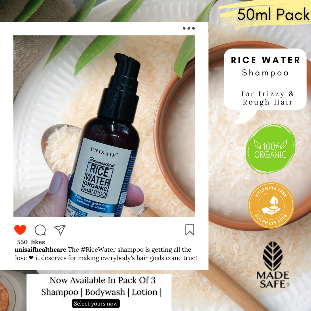 Fermented Rice Water Organic Shampoo 50ml
