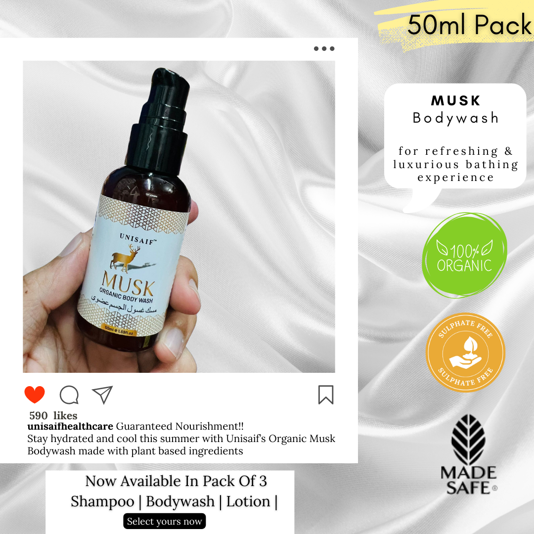 Musk Organic Body wash 50ml