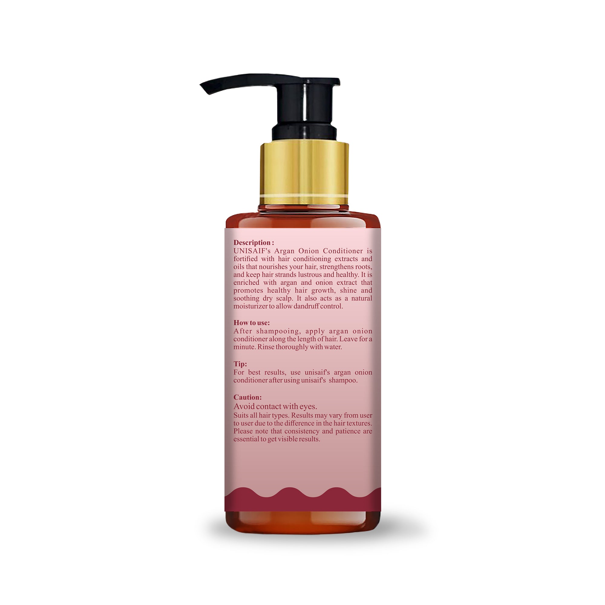 Argan Onion Conditioner (100ml) For Hairgrowth, Hair Volume, Dandruff | NO SULPHATE| NO PARABEN| NO SILICON