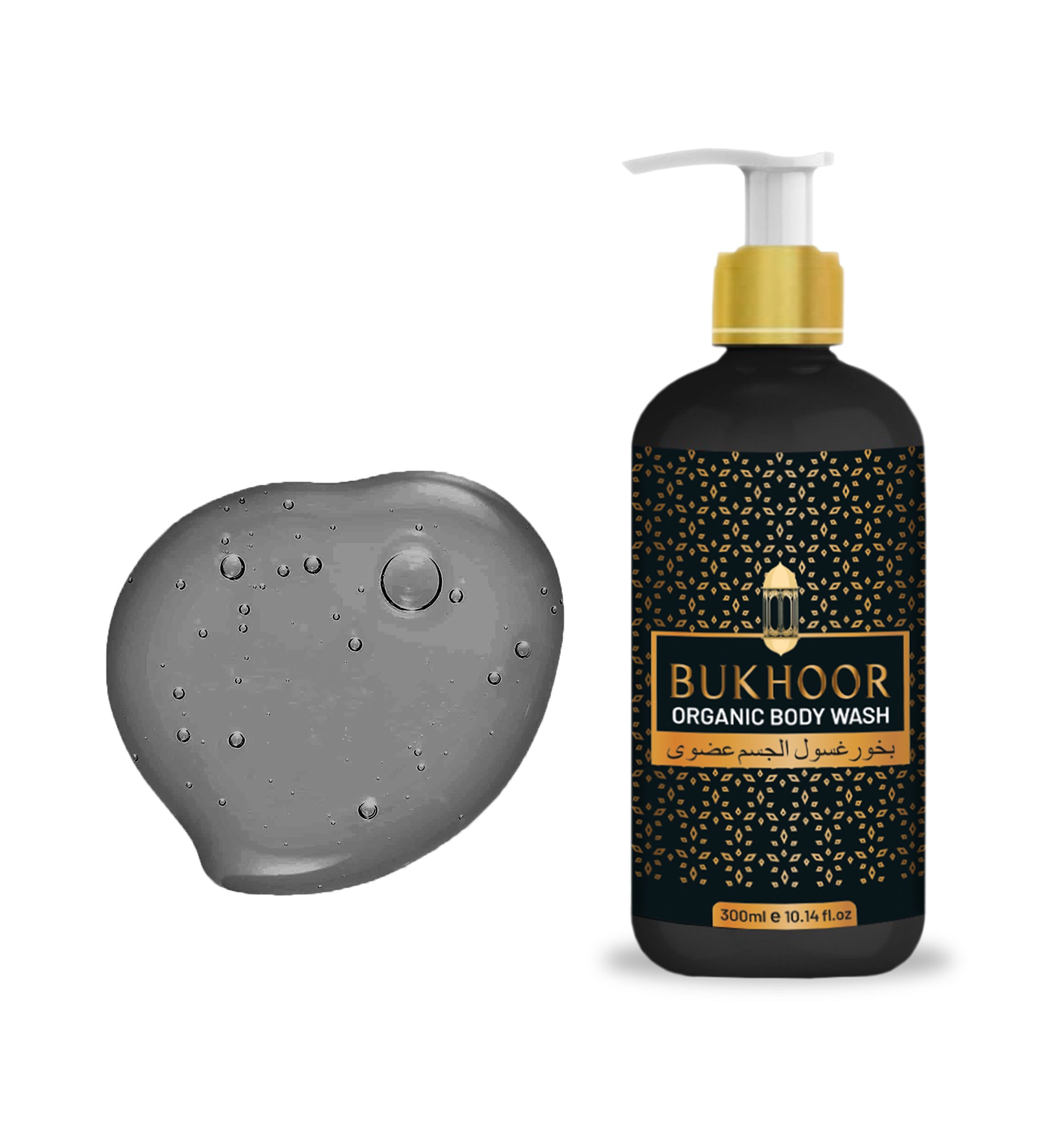 Bukhoor Arabian Luxury Organic Body wash (300ml) | Sulphate & Paraben Free| Skin Friendly| Optimum PH| Nourishing