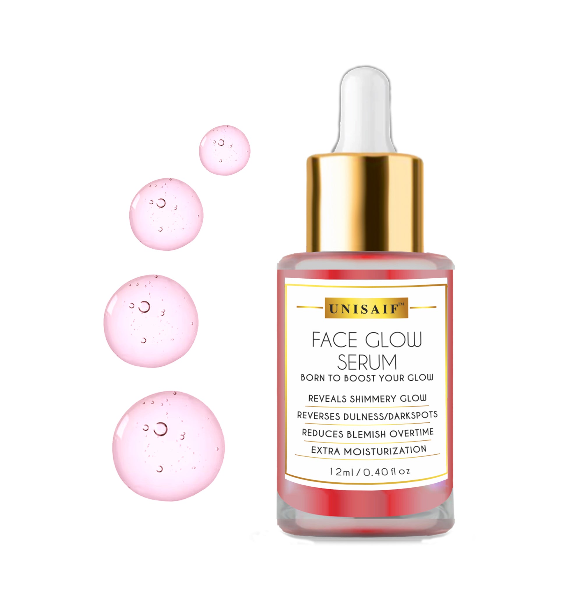 Face Glow Serum (12ml) With Rosehip Oil | Natural Glow| Radiance| Moisturization