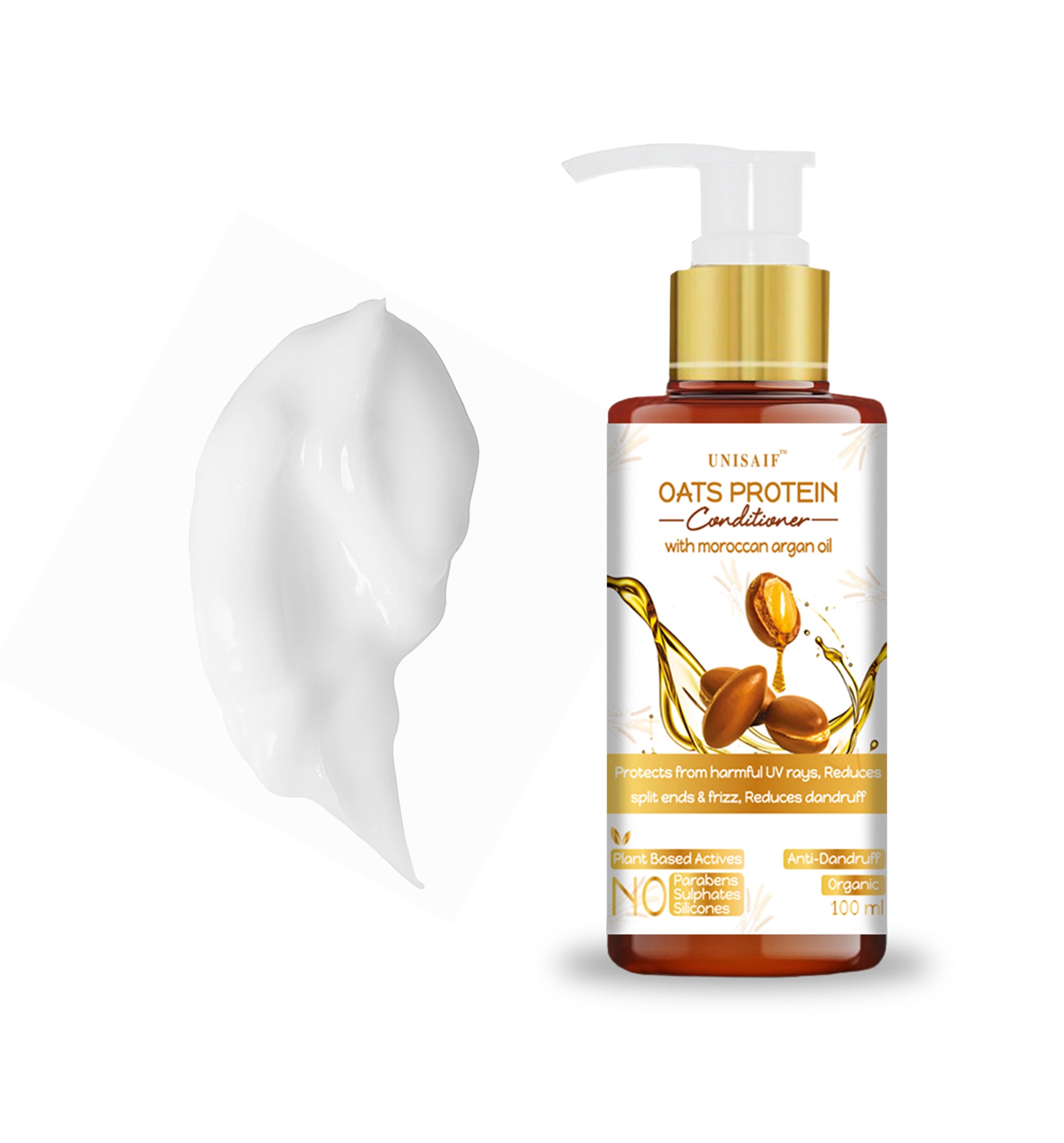 Oats Protein Conditioner (100ml) Improves Density & Volume | NO SULPHATE| NO PARABEN| NO SILICON
