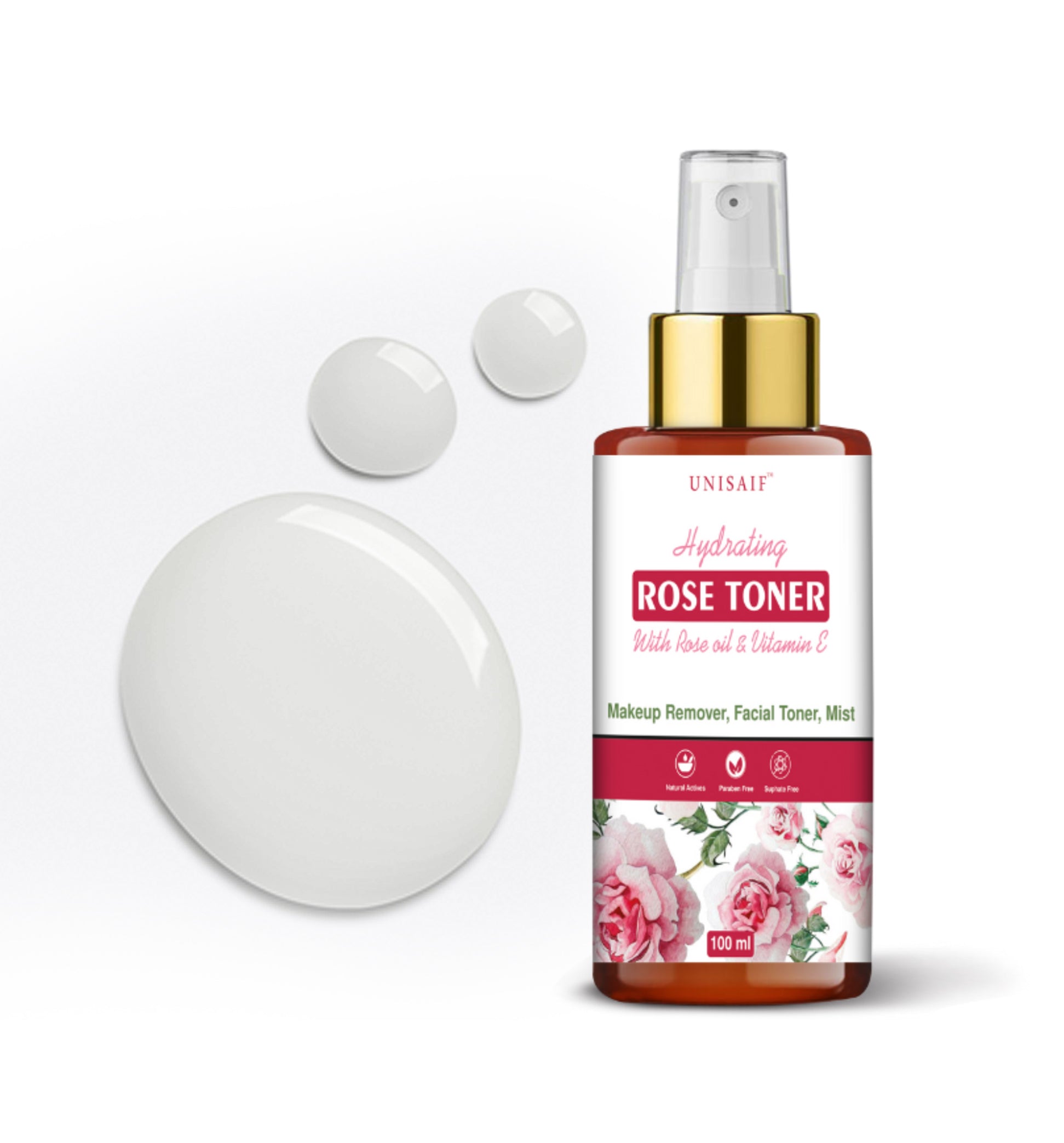 Rose Hydrating Toner/ Facial Mist (100ml) With Rose Oil | Unclog pores| Makeup Removal