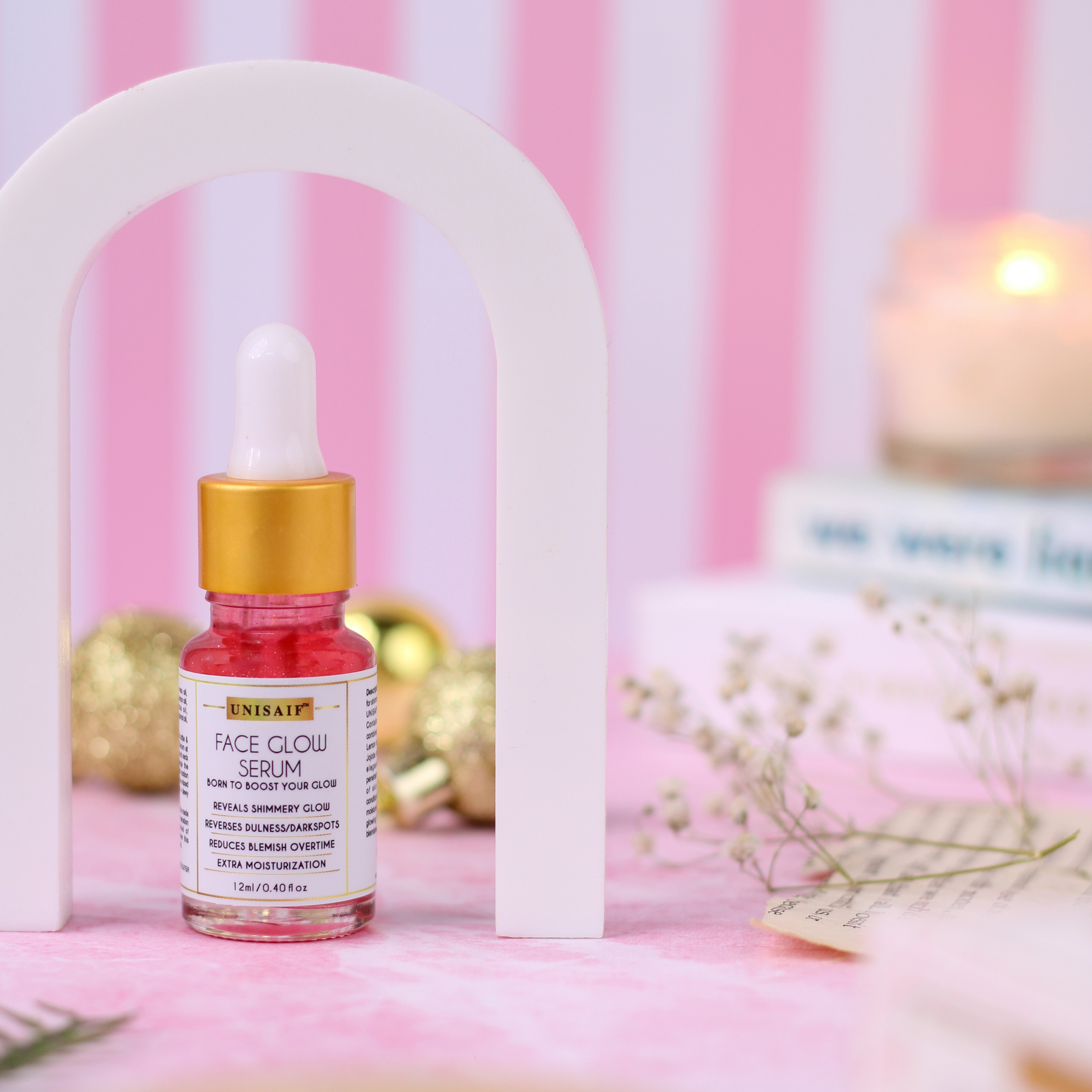Face Glow Serum (12ml) With Rosehip Oil | Natural Glow| Radiance| Moisturization