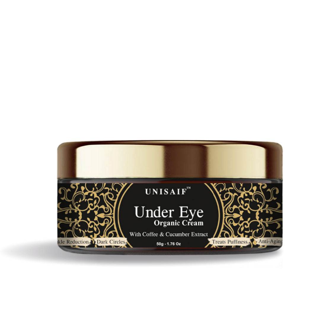 Under Eye Organic Cream (50g) With Vitamin E & Licorice For |Under Eye Pigmentation| Dark Circles| Puffiness| Cellular Repair| Rejuvination