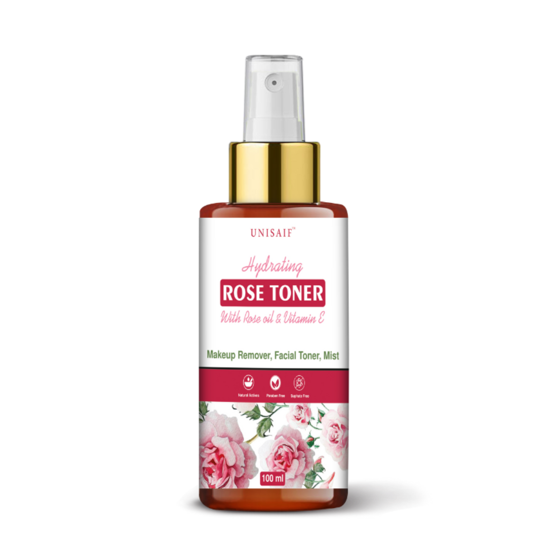 Rose Hydrating Toner/ Facial Mist (100ml) With Rose Oil | Unclog pores| Makeup Removal