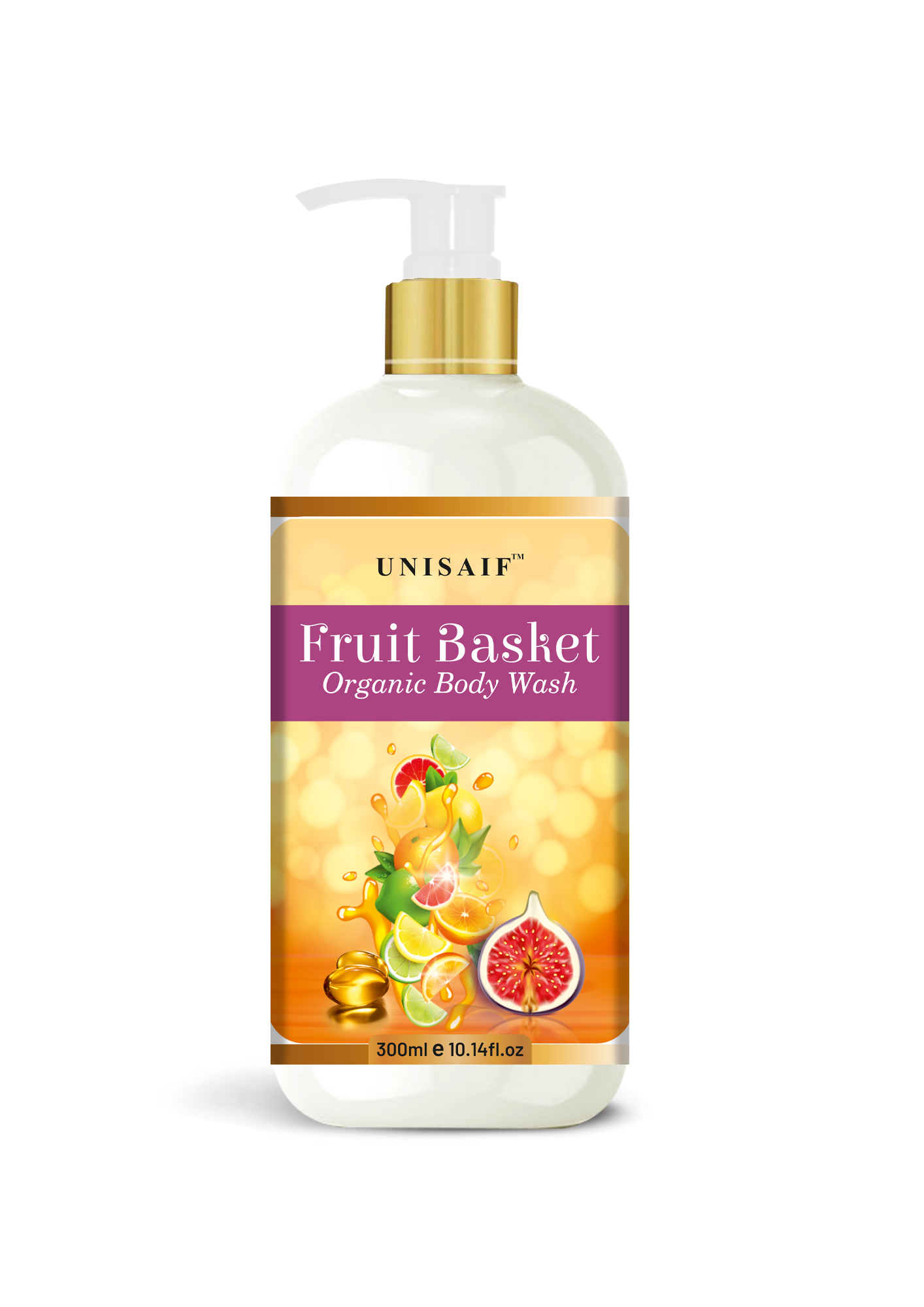 Fruit Basket Organic Body Wash (300ml) | Sulphate & Paraben Free| Skin Friendly| Optimum PH| Nourishing