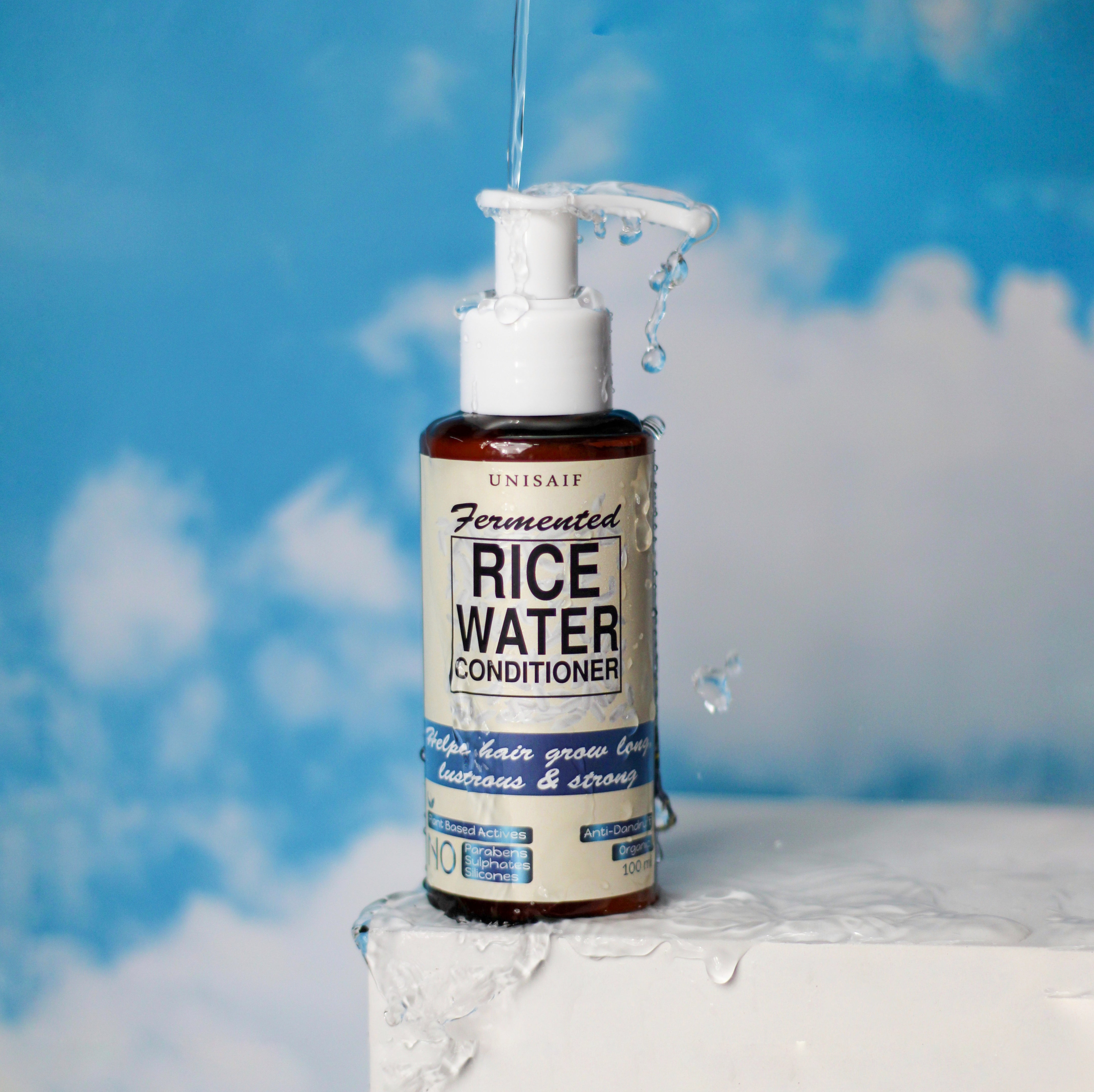 Fermented Rice Water Conditioner (100ml) Improves Shine & Texture | NO SULPHATE| NO PARABEN| NO SILICON