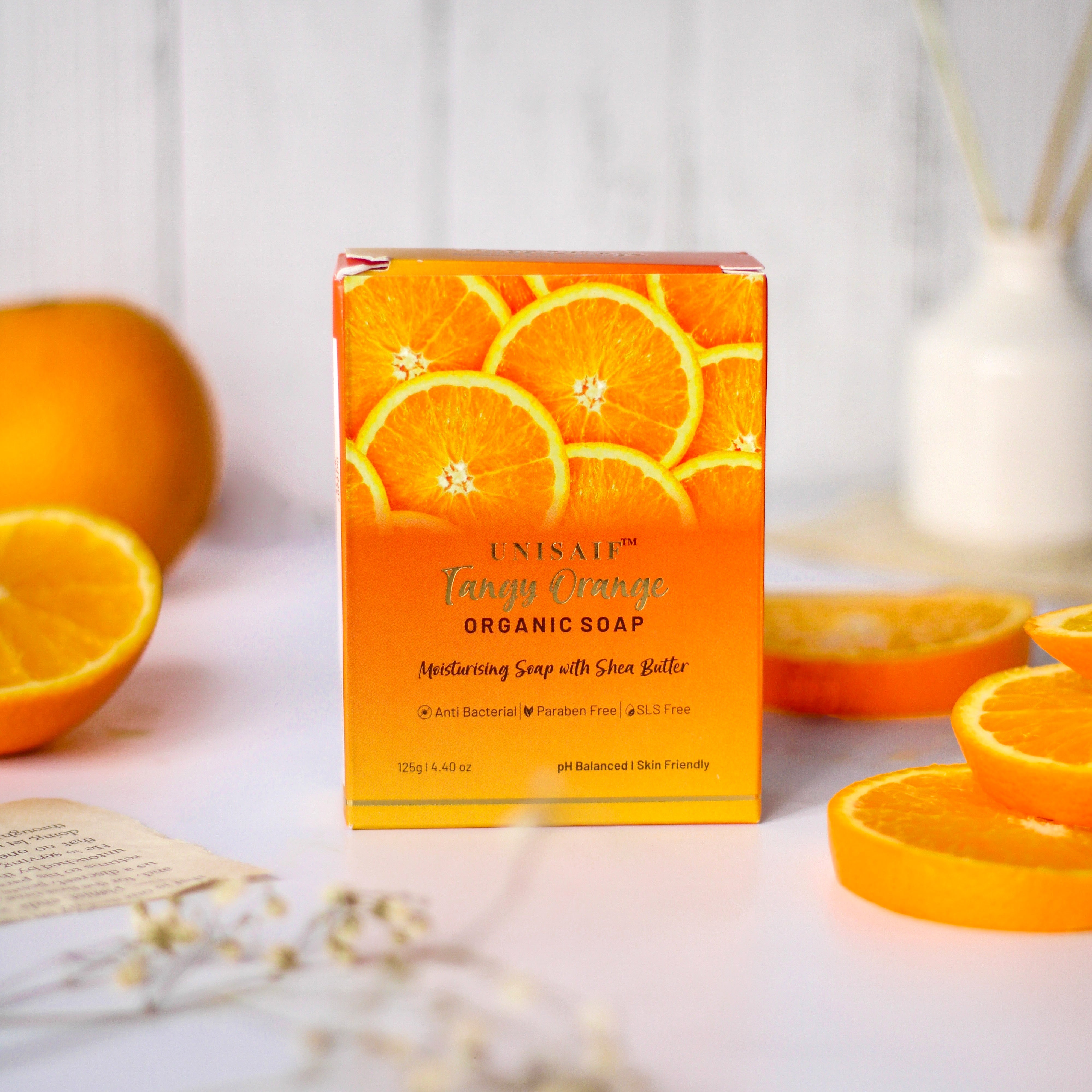 Tangy Orange Organic Soap (pack of 2)