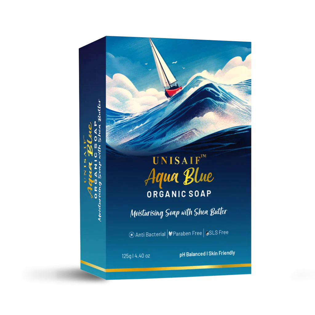 Aqua Blue Organic Soap 125g (pack of 2)