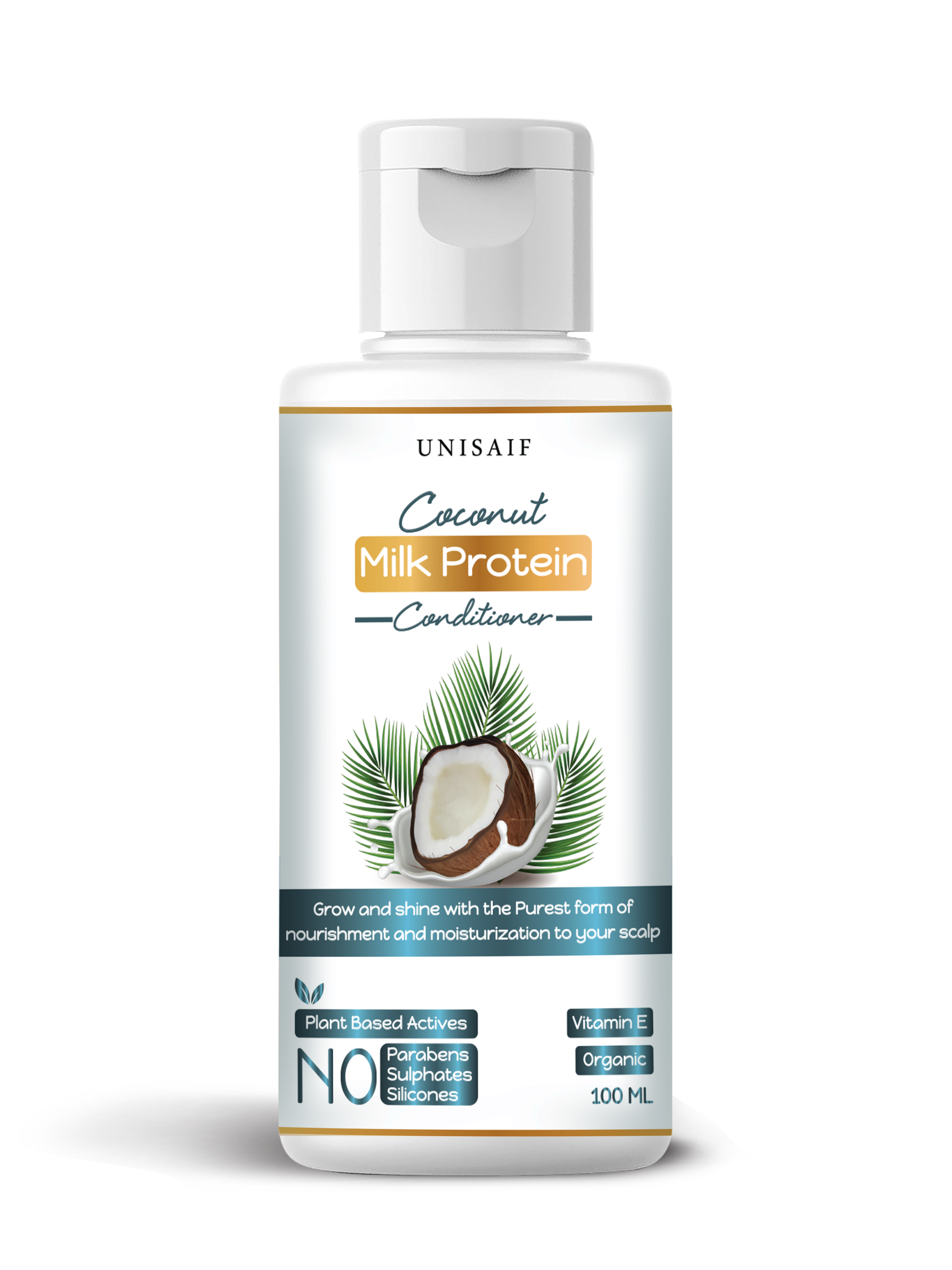 Milk Protien Conditioner (100ml) Improves Shine & Texture | NO SULPHATE| NO PARABEN| NO SILICON