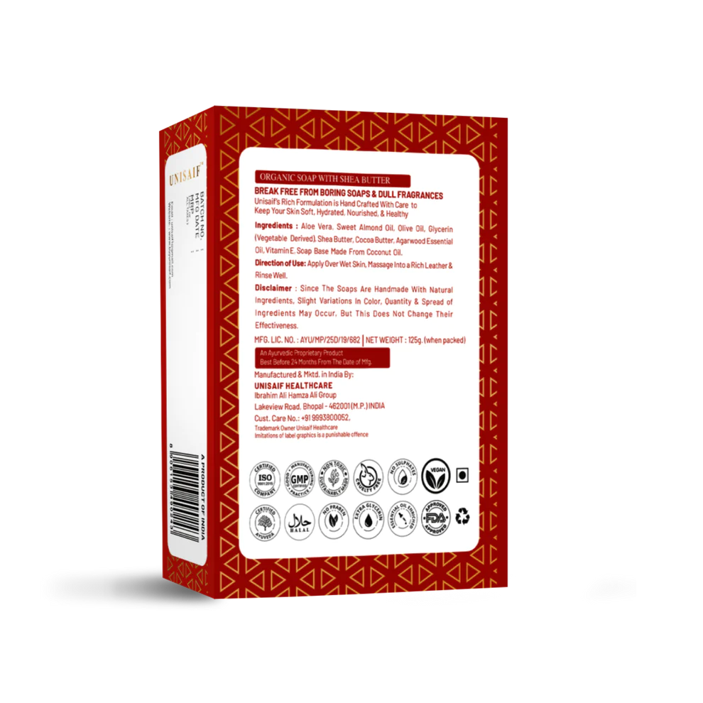 JAMAAL-e-YUSUF Luxury Organic Soap 125g