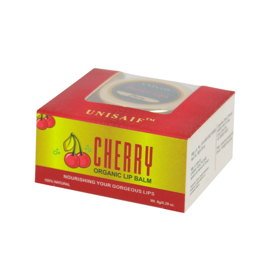 Cherry Organic Butter Lip Balm (8g) Gorgeous Lips | 100% Natural | Mineral Oil Free