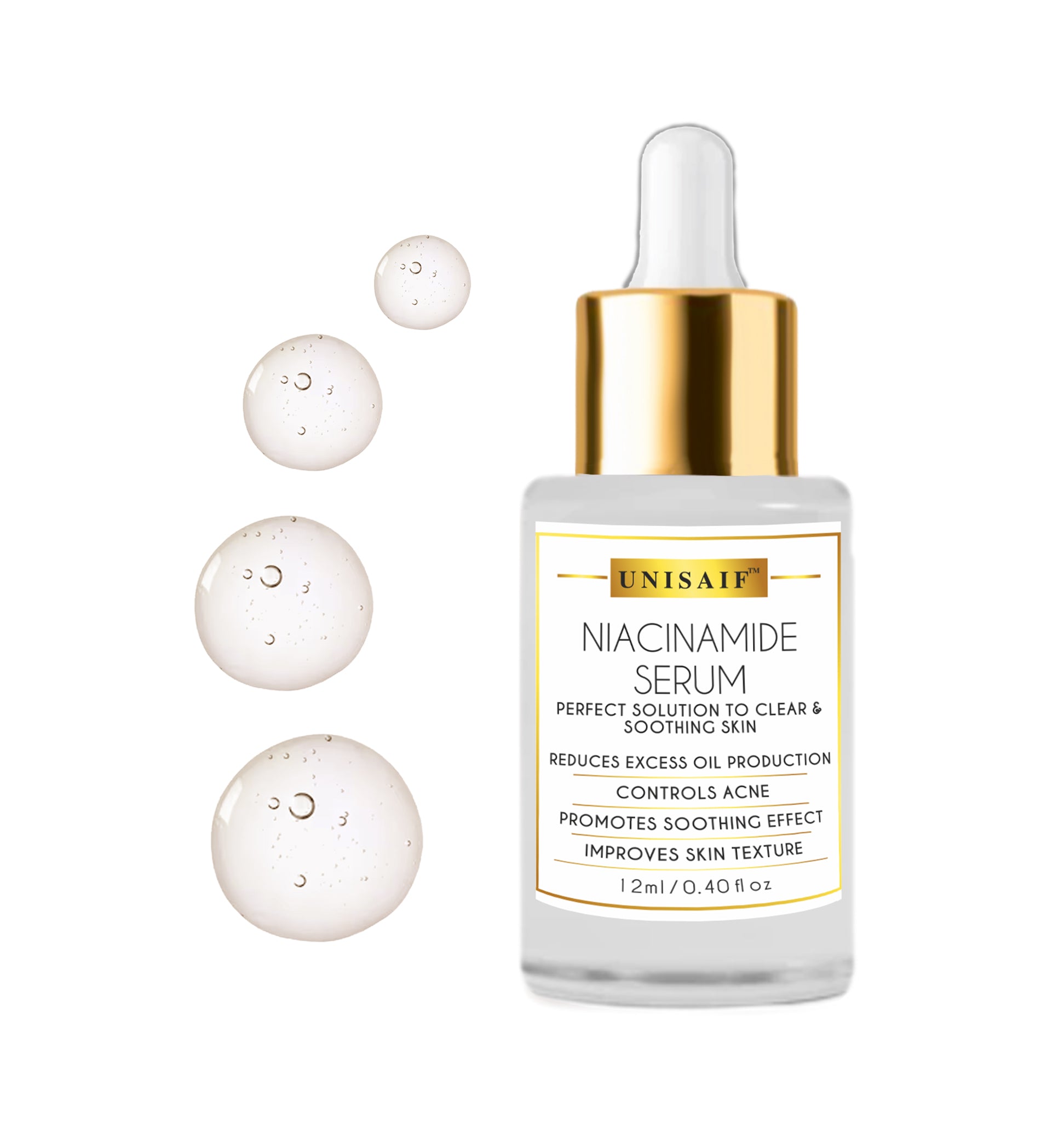 Niacinamide Serum 5% (12ml) | Acne| Blemish & Pores Reduction| Hydration| Soothes Irritation