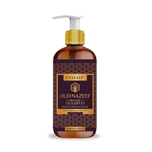 Oud Nazeef Shampoo 300ml For Hair Strengthening & Silky Hair | NO SULPHATE | NO PARABEN