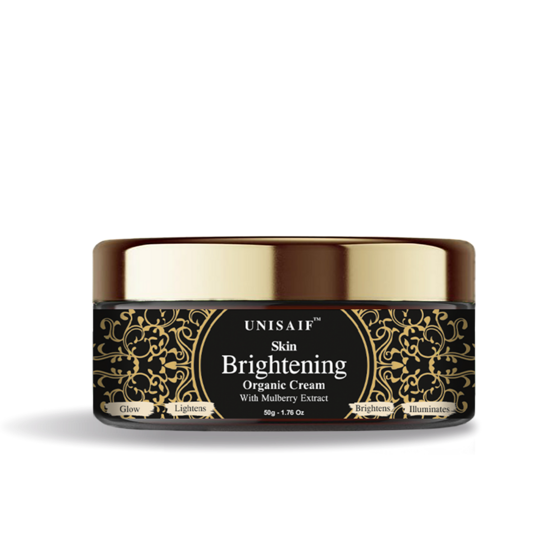 Skin Brightening Organic cream (50g) With Shea Butter & Mulberry Extract | Damage Repair| Uneven Skin Tone| Blemishes| Radiance