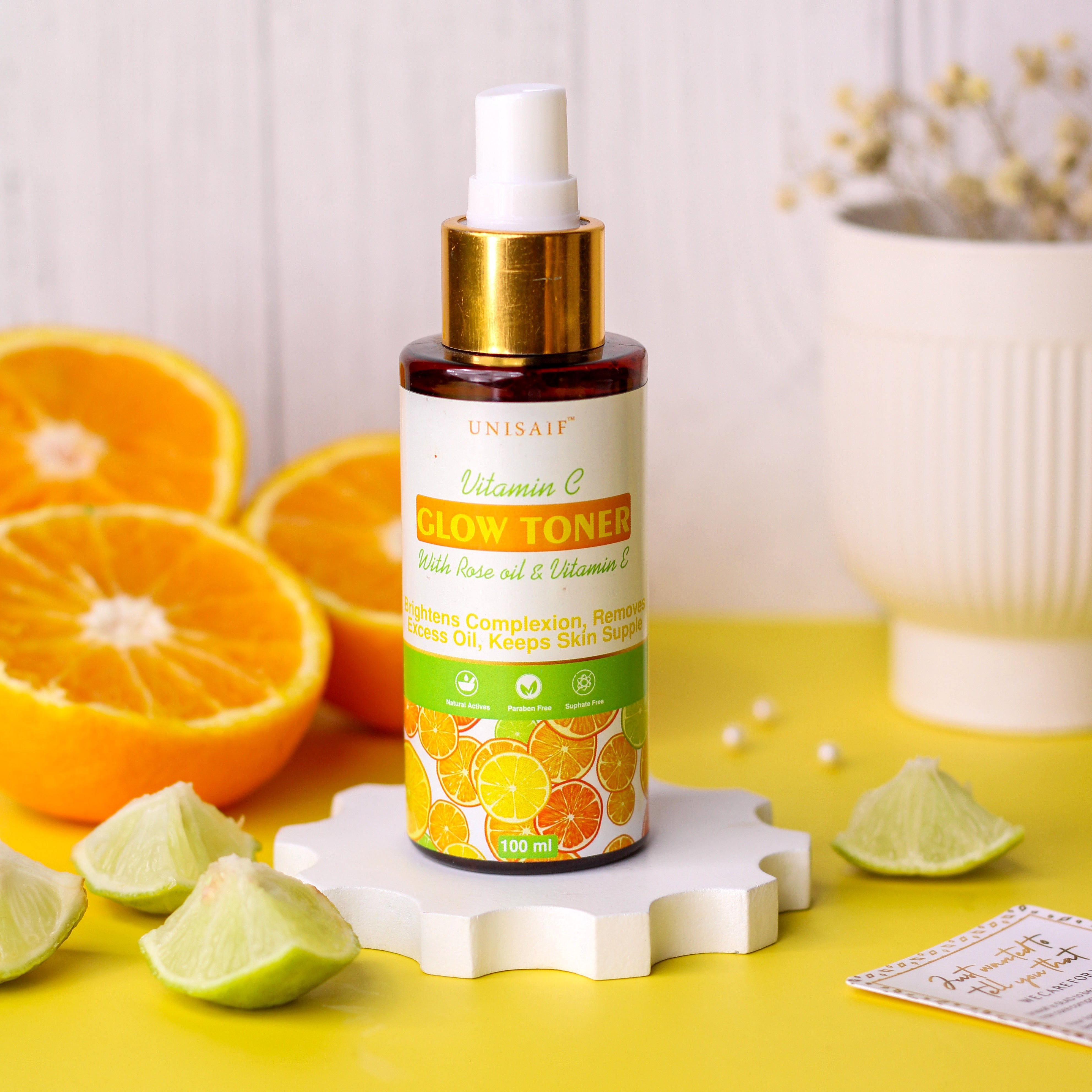 Vitamin C Glow Toner 100ml With Vitamin C Brightening Oil