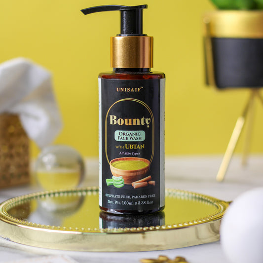 Bounty (Ubtan) Organic Facewash (100ml) With Saffron |Lightens Skin| Removes Tan| Radiance & Glow| Uneven Complexion
