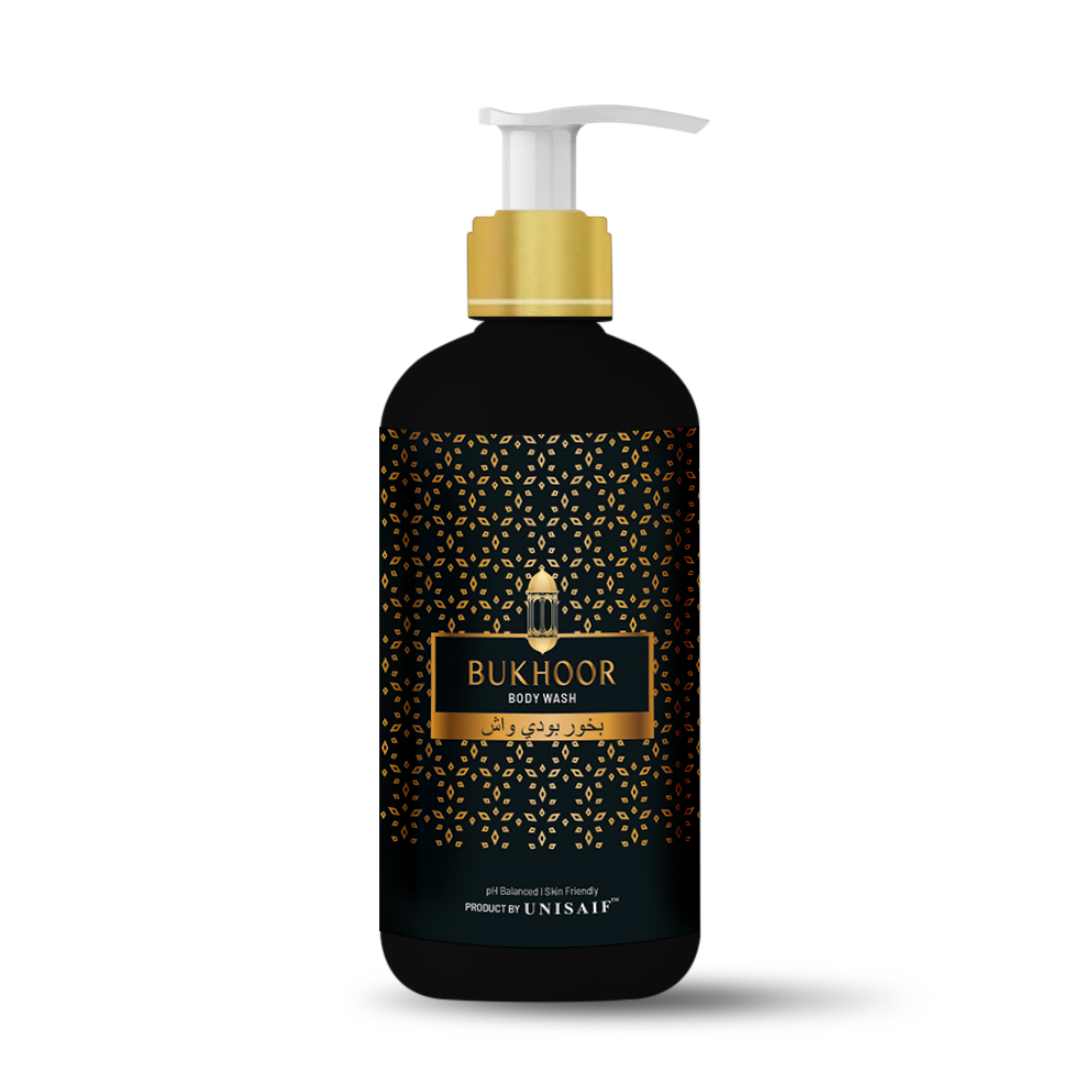 Bukhoor Arabian Luxury Organic Body wash (300ml) | Sulphate & Paraben Free| Skin Friendly| Optimum PH| Nourishing