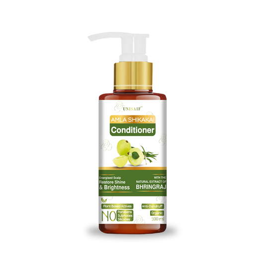 Amla Shikakai Conditioner (100ml) For Hairfall/Dandruff Improves Shine & Texture | NO SULPHATE| NO PARABEN| NO SILICON