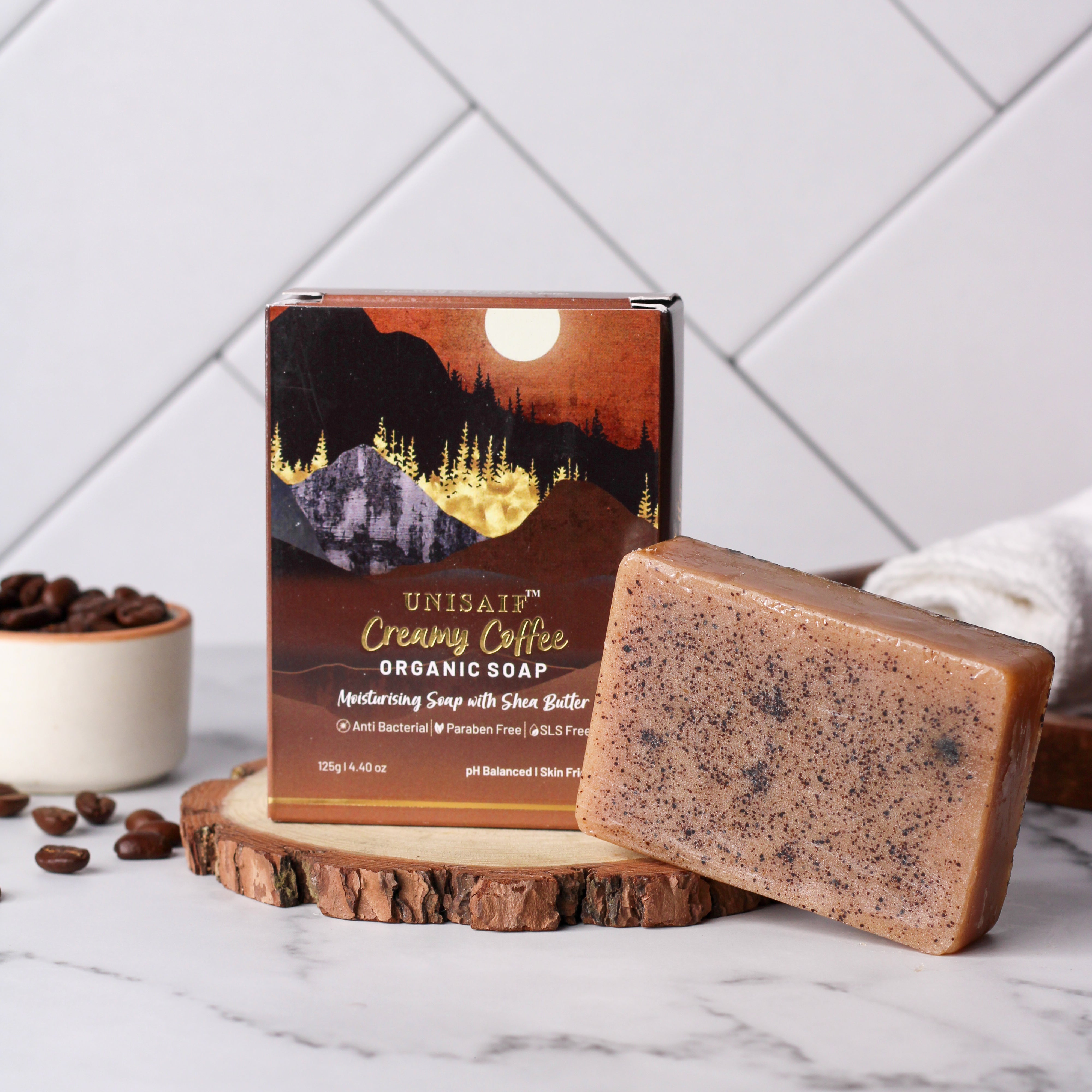 Creamy Coffee Organic Soap (pack of 2)