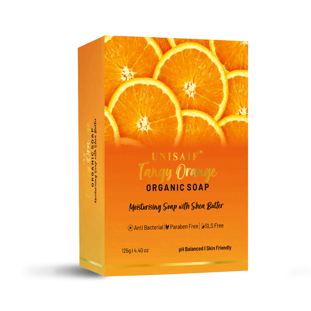 Tangy Orange Organic Soap (pack of 2)