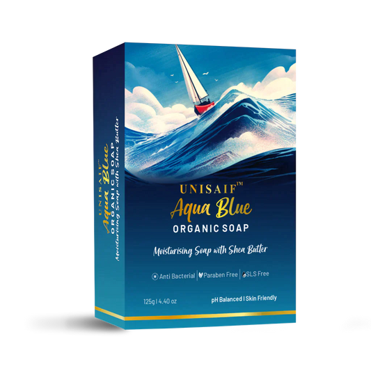 Aqua Blue Organic Soap 125g (pack of 2)