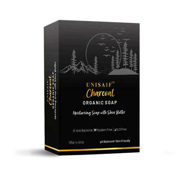 Charcoal Organic Soap 125g (pack of 2)