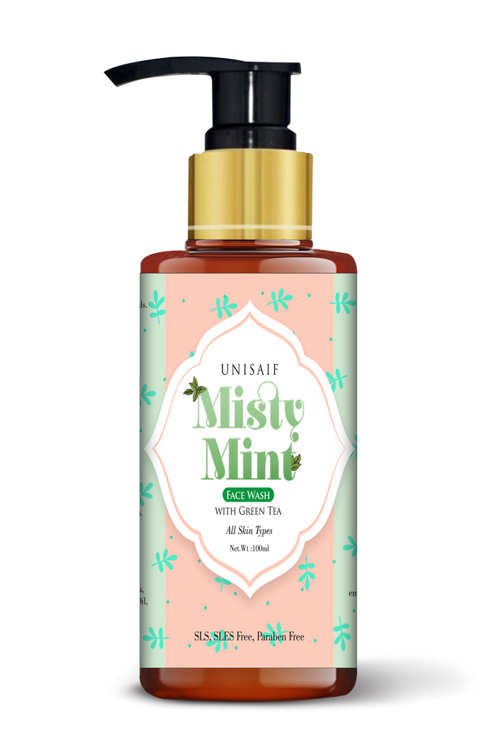 Misty Mint Green Tea Face Wash